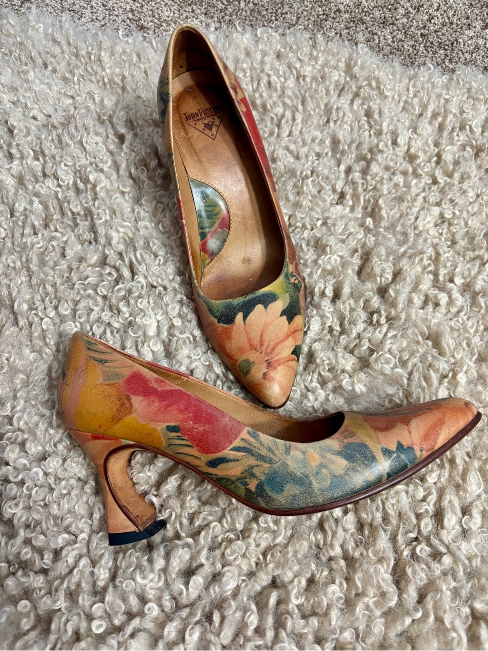John Fluevog Desmond Heels shoes, size 7